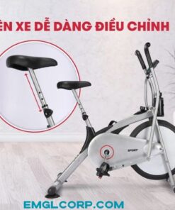 Xe đạp tập thể dục gym trong nhà Kyta Sport X10 bánh đà 5kg khung thép không gỉ